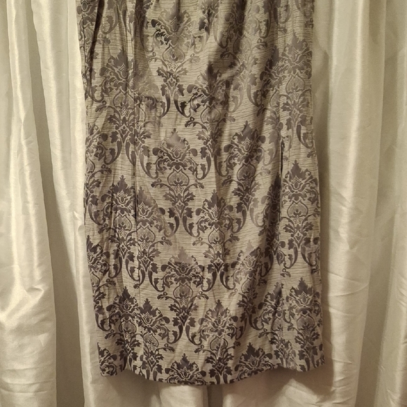 Eci Elegant Gray Sleeveless Dress with Beaded Neckline 4 ๐๐๐๐ - Picture 7 of 15